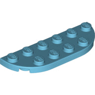 Plaatje in Gallery viewer laden, LEGO® los onderdeel Plaat Rond Medium Azuurblauw 18980