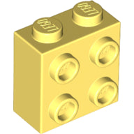 Plaatje in Gallery viewer laden, LEGO® los onderdeel Steen Aangepast Helder Lichtgeel 22885