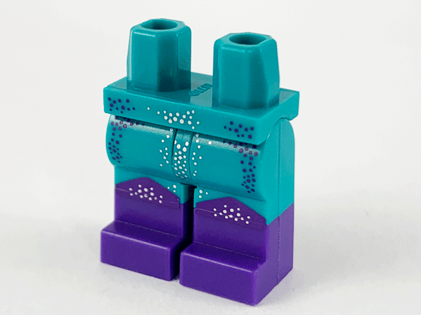 LEGO® Benen met Motief Donker Turkoois 970c00pb1160