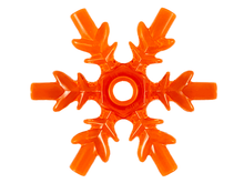 Plaatje in Gallery viewer laden, LEGO® los onderdeel Rots Doorzichtig Neon Oranje x789