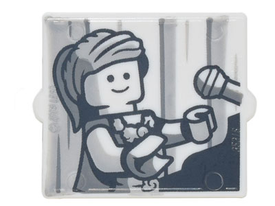 LEGO® Venster, Ruit en Luik met Motief Wit 60601pb032 LEGO® Venster, Ruit en Luik met Motief Wit 60601pb032