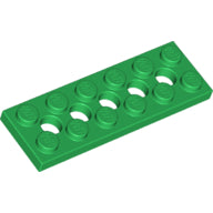 LEGO® los onderdeel Technische Plaat in kleur Groen 32001