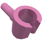LEGO® los onderdeel Lijf Accessoire in kleur Donker Roze 983