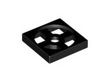 Plaatje in Gallery viewer laden, LEGO® los onderdeel Draaischijf in kleur Zwart 3680