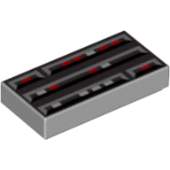 LEGO® Tegel met Motief Licht Blauwachtig Grijs 3069bps1