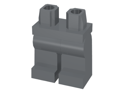 LEGO® los onderdeel Benen Donker Blauwachtig Grijs 970c00