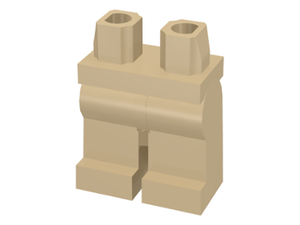 LEGO® los onderdeel Benen in kleur Geelbruin 970c00