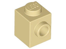 Plaatje in Gallery viewer laden, LEGO® los onderdeel Steen Aangepast in kleur Geelbruin 87087