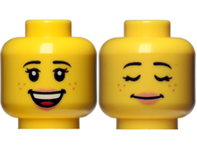 Plaatje in Gallery viewer laden, LEGO® los onderdeel Hoofd in kleur Geel 3626cpb1352