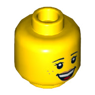 LEGO® los onderdeel Hoofd in kleur Geel 3626cpb1352