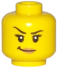 LEGO® los onderdeel Hoofd in kleur Geel 3626cpb1746
