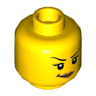 Plaatje in Gallery viewer laden, LEGO® los onderdeel Hoofd in kleur Geel 3626cpb1746