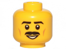 Plaatje in Gallery viewer laden, LEGO® los onderdeel Hoofd in kleur Geel 3626cpb2054
