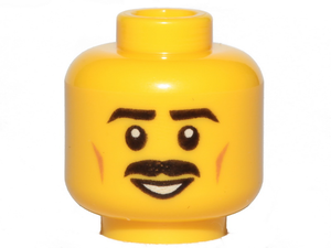 LEGO® los onderdeel Hoofd in kleur Geel 3626cpb2054