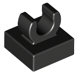 LEGO® los onderdeel Tegel Aangepast in kleur Zwart 15712