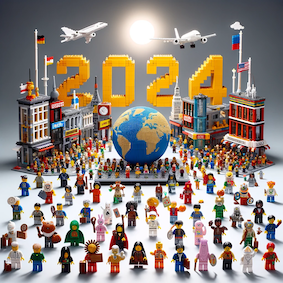 Veel Lego plezier gewenst in 2024 😍