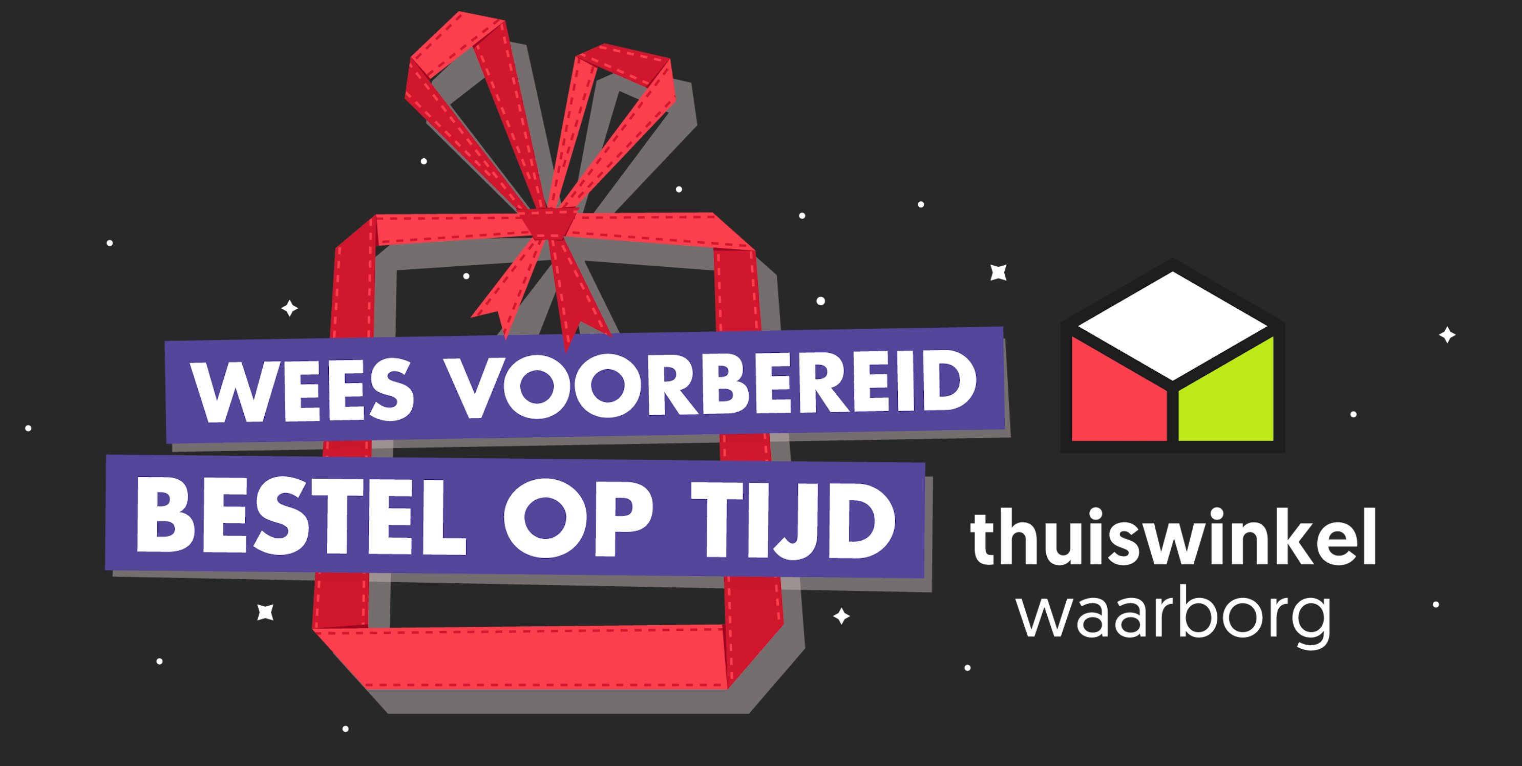 Wees voorbereid, bestel op tijd! 📦