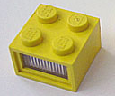 LEGO® los onderdeel Licht & Geluid in kleur Geel 08010dc01