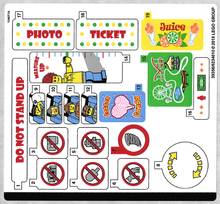 Plaatje in Gallery viewer laden, LEGO® stickervel set 10261-1 Roller Coaster
