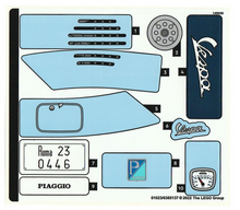 Plaatje in Gallery viewer laden, LEGO® stickervel set 10298-1 Vespa 125
