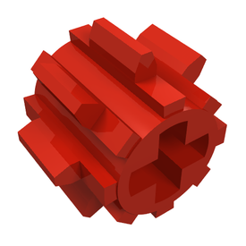 LEGO® los onderdeel Technische Tandwiel in kleur Rood 10928