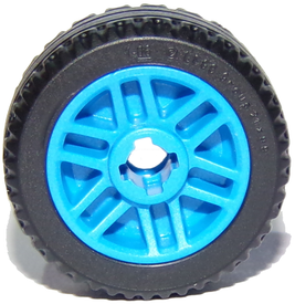 LEGO® onderdeel Samengesteld Wiel Donker Azuurblauw 11208c01