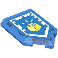 Plaatje in Gallery viewer laden, LEGO® 22385pb064 in kleur Doorzichtig Donkerblauw