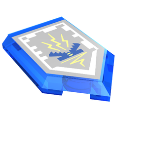 LEGO® 22385pb065 in kleur Doorzichtig Donkerblauw