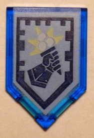 LEGO® 22385pb068 in kleur Doorzichtig Donkerblauw