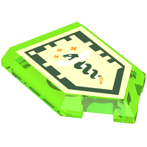 LEGO® 22385pb072 in kleur Doorschijnend Helder Groen