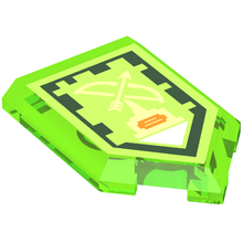 Plaatje in Gallery viewer laden, LEGO® 22385pb073 in kleur Doorschijnend Helder Groen