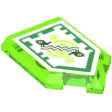 Plaatje in Gallery viewer laden, LEGO® 22385pb096 in kleur Doorschijnend Helder Groen