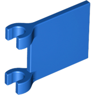 LEGO® los onderdeel Vlag in kleur Blauw 2335