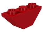 LEGO® los onderdeel Dakpan Omgekeerd in kleur Rood 2341