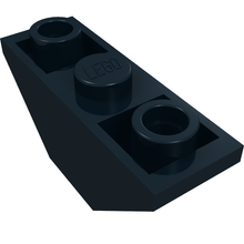 Plaatje in Gallery viewer laden, LEGO® los onderdeel Dakpan Omgekeerd in kleur Zwart 2341