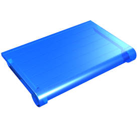 LEGO® Venster, Ruit en Luik Doorzichtig Donkerblauw 2348b
