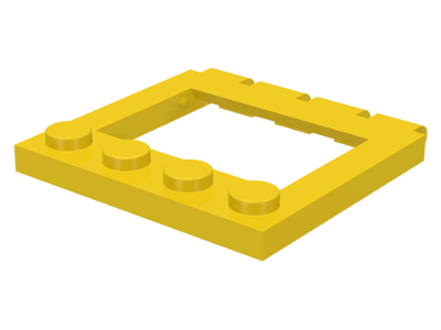 LEGO® los onderdeel Scharnier in kleur Geel 2349