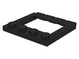 LEGO® los onderdeel Scharnier in kleur Zwart 2349