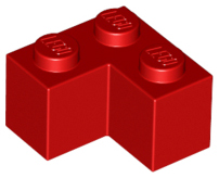 Plaatje in Gallery viewer laden, LEGO® los onderdeel Steen in kleur Rood 2357