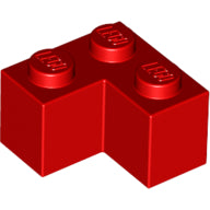 Plaatje in Gallery viewer laden, LEGO® los onderdeel Steen in kleur Rood 2357