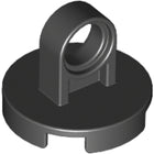 LEGO® los onderdeel Tegel Rond in kleur Zwart 74698