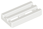 LEGO® los onderdeel Tegel Aangepast in kleur Wit 2412b