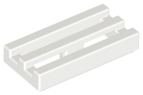 LEGO® los onderdeel Tegel Aangepast in kleur Wit 2412b