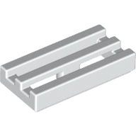 Plaatje in Gallery viewer laden, LEGO® los onderdeel Tegel Aangepast in kleur Wit 2412b