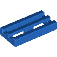 Plaatje in Gallery viewer laden, LEGO® los onderdeel Tegel Aangepast in kleur Blauw 2412b