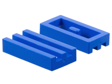 Plaatje in Gallery viewer laden, LEGO® los onderdeel Tegel Aangepast in kleur Blauw 2412a