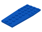 LEGO® los onderdeel Wig Plaat in kleur Blauw 2413
