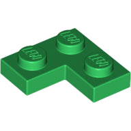 LEGO® los onderdeel Plaat Algemeen in kleur Groen 2420