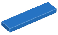 LEGO® los onderdeel Tegel Algemeen in kleur Blauw 2431