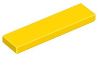 LEGO® los onderdeel Tegel Algemeen in kleur Geel 2431